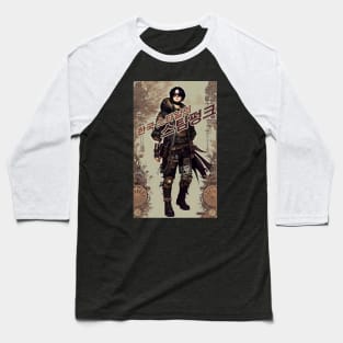 Korean style apocalyptic steampunk cute boy design ironpalette Baseball T-Shirt